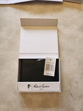 Robert Graham Black Leather Wallet